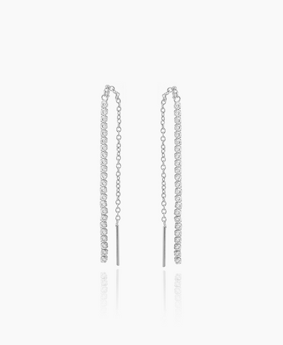 Francine Silver Threader Earrings