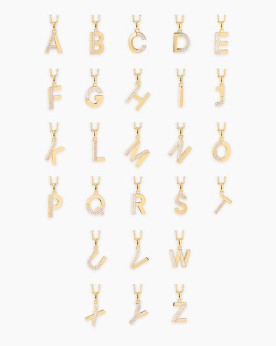 Letter Gold Necklace