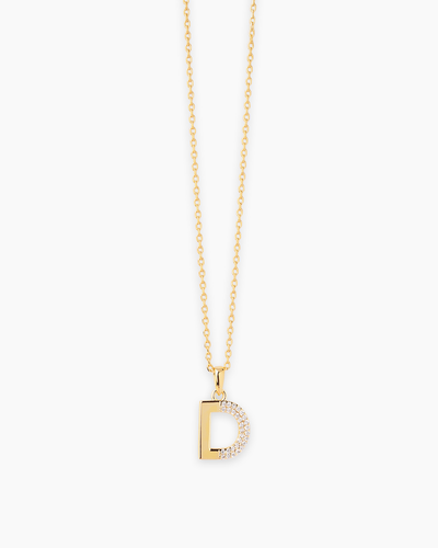 Letter Gold Necklace