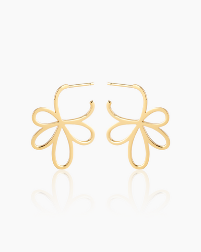 Daisy Gold Studs