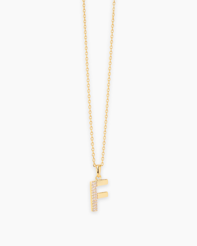 Letter Gold Necklace