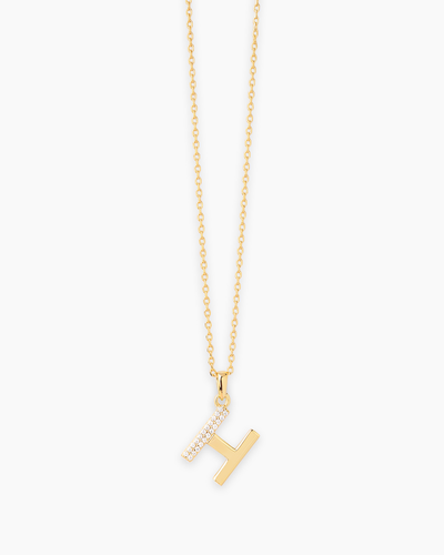 Letter Gold Necklace