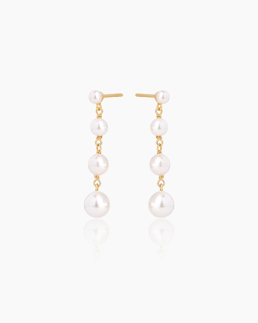 Isabella Gold Drop Studs