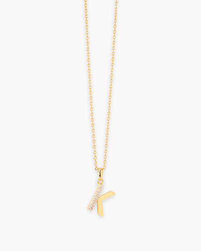 Letter Gold Necklace