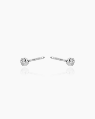 Livi Lab Grown Diamond Silver Studs