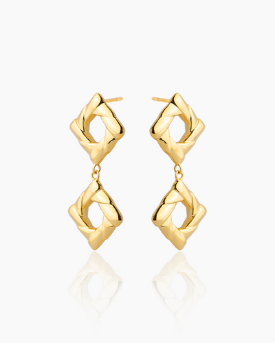 Mariela Gold Studs