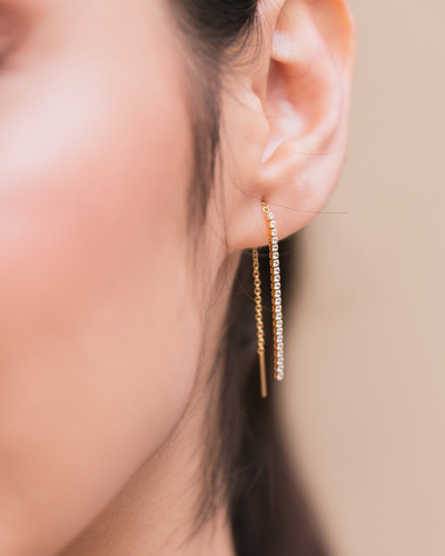 Francine Gold Threader Earrings