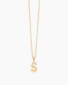 Letter Gold Necklace