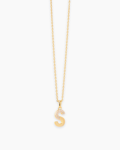 Letter Gold Necklace