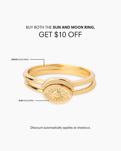 Moon Gold Ring