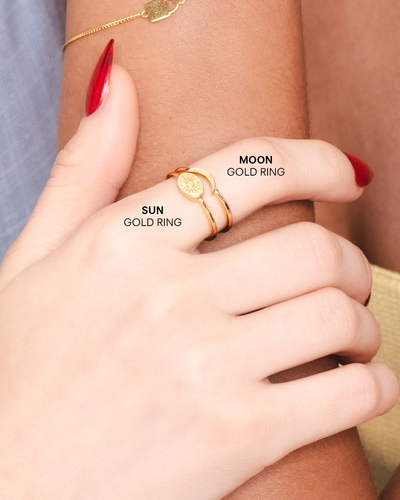 Moon Gold Ring