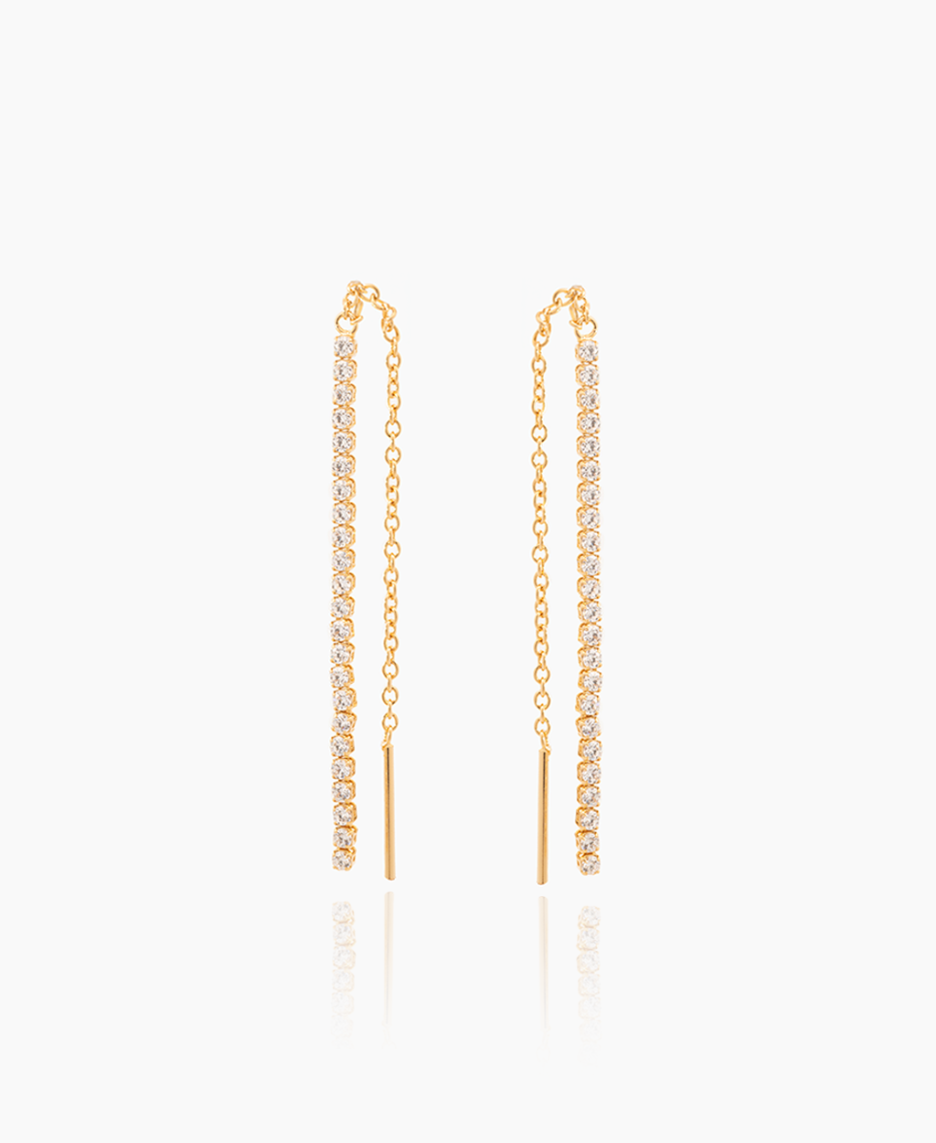 Francine Gold Threader Earrings