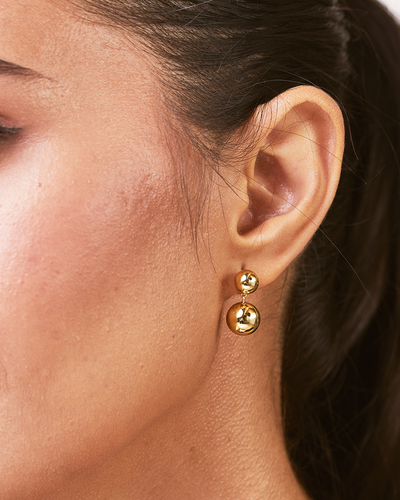 Brielle Gold Drop Studs