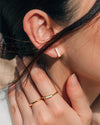 Aura Opal Gold Ring