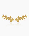 Orchid Gold Ear Climbers