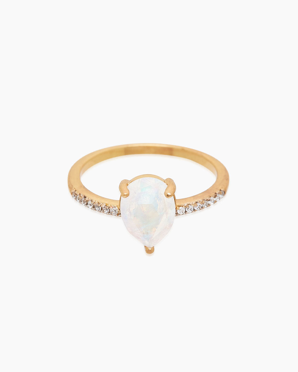 Phoebe Moonstone Gold Ring